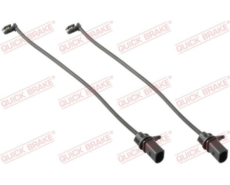 Warning contact, brake lining/pad wear