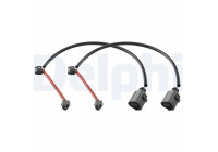 Warning contact, brake lining/pad wear