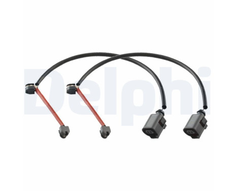 Warning contact, brake lining/pad wear