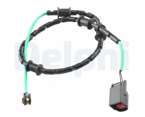 Warning contact, brake lining/pad wear