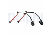 Warning contact, brake lining/pad wear