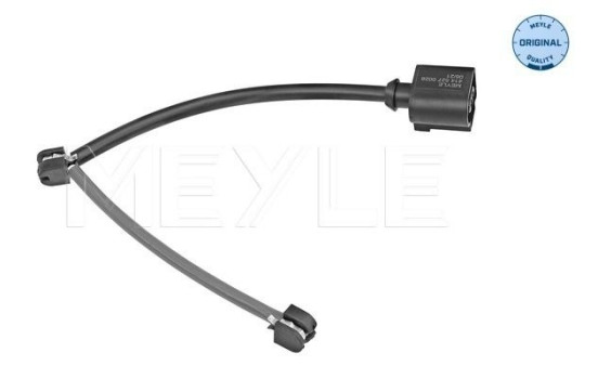 Warning contact, brake lining/pad wear