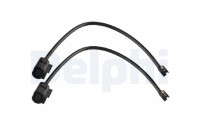 Warning contact, brake lining/pad wear