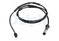 Warning contact, brake lining/pad wear