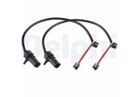 Warning contact, brake lining/pad wear