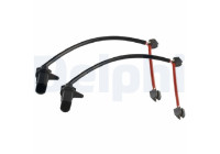 Warning contact, brake lining/pad wear