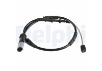 Warning contact, brake lining/pad wear