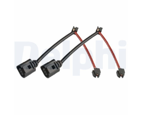 Warning contact, brake lining/pad wear