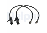 Warning contact, brake lining/pad wear