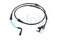 Warning contact, brake lining/pad wear