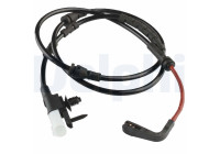 Warning contact, brake lining/pad wear