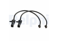 Warning contact, brake lining/pad wear