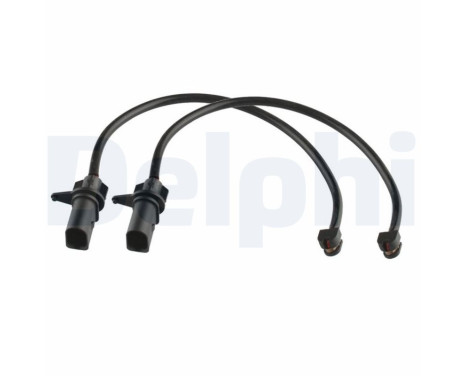 Warning contact, brake lining/pad wear