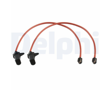 Warning contact, brake lining/pad wear