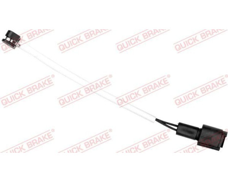 Warning contact, brake lining/pad wear