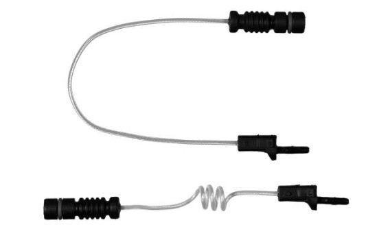 Warning contact, brake lining/pad wear