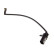 Warning contact, brake lining/pad wear