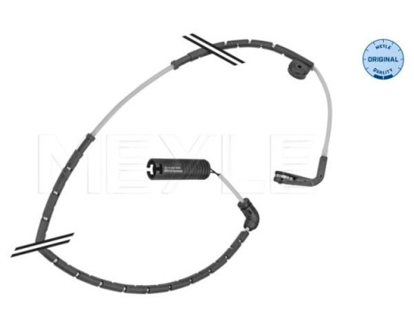 Warning contact, brake lining/pad wear