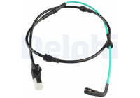 Warning contact, brake lining/pad wear