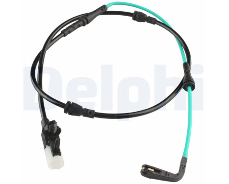 Warning contact, brake lining/pad wear