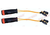 Warning contact, brake lining/pad wear