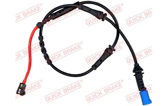 Warning contact, brake lining/pad wear