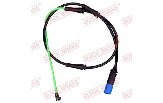 Warning contact, brake lining/pad wear