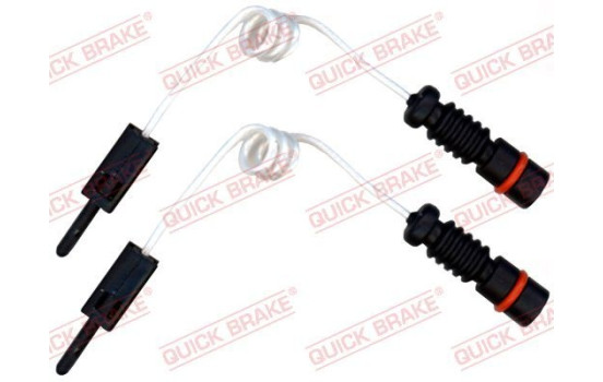 Warning contact, brake lining/pad wear
