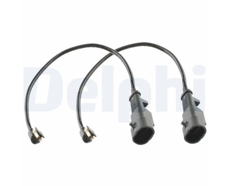 Warning contact, brake lining/pad wear