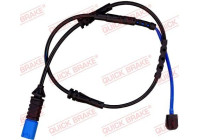 Warning contact, brake lining/pad wear