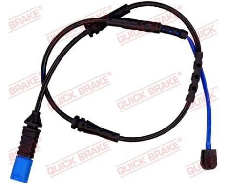 Warning contact, brake lining/pad wear