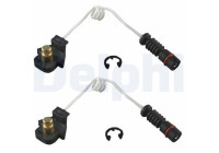 Warning contact, brake lining/pad wear