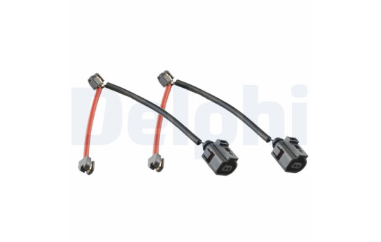 Warning contact, brake lining/pad wear