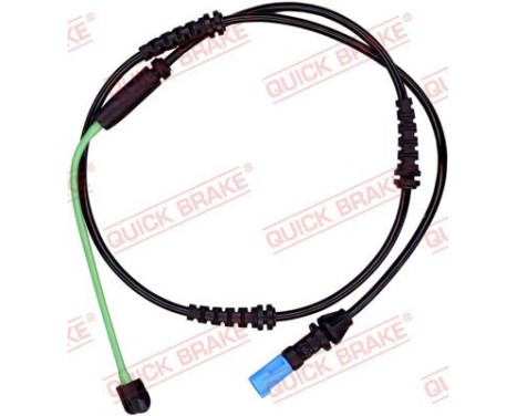 Warning contact, brake lining/pad wear