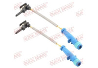 Warning contact, brake lining/pad wear