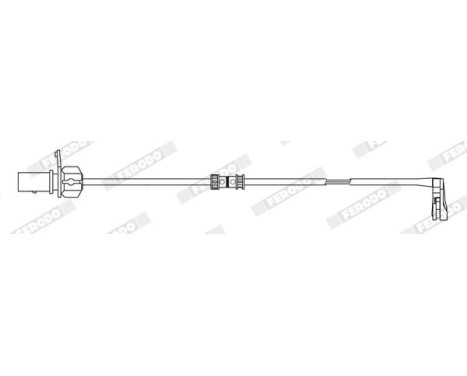 Warning contact, brake lining/pad wear, Image 2