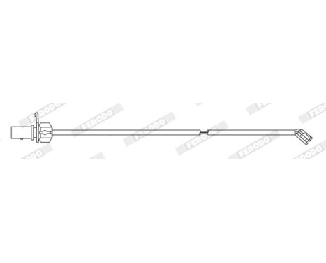 Warning contact, brake lining/pad wear, Image 2