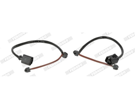 Warning contact, brake lining/pad wear