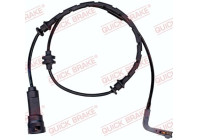 Warning contact, brake lining/pad wear