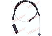 Warning contact, brake lining/pad wear