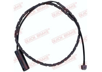 Warning contact, brake lining/pad wear