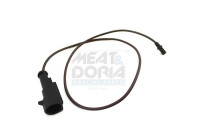 Warning contact, brake lining/pad wear