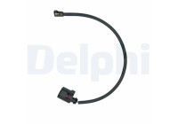 Warning contact, brake lining/pad wear
