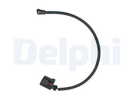 Warning contact, brake lining/pad wear