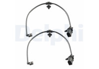 Warning contact, brake lining/pad wear