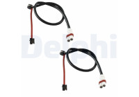 Warning contact, brake lining/pad wear