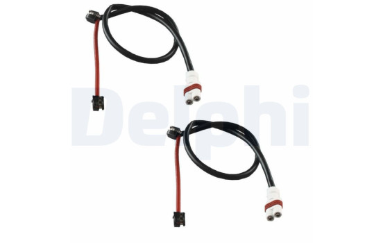 Warning contact, brake lining/pad wear