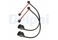 Warning contact, brake lining/pad wear