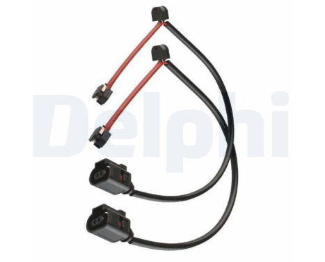 Warning contact, brake lining/pad wear
