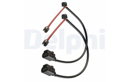 Warning contact, brake lining/pad wear